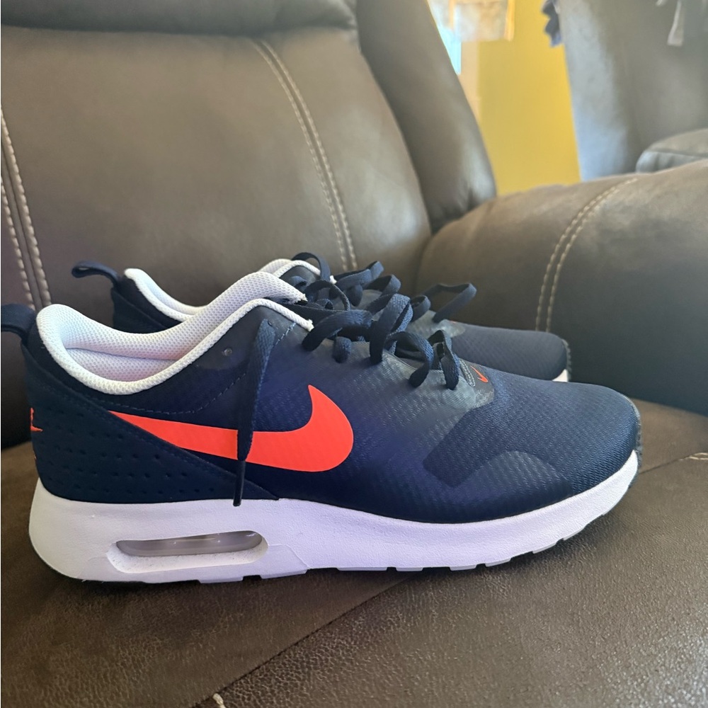 Nike Navy and Orange Sneakers